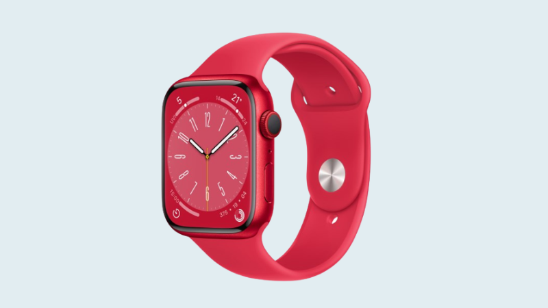 Apple Watch S8 LTE 45mm viền nhôm dây silicone