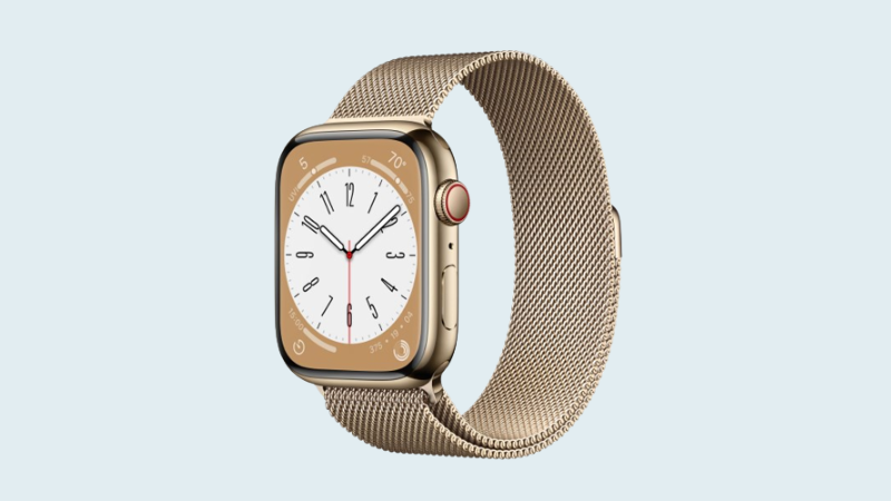 Apple Watch S8 LTE 45mm viền thép dây thép