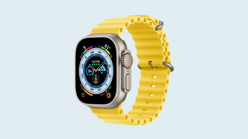 Apple Watch Ultra LTE 49mm viền Titanium dây cao su