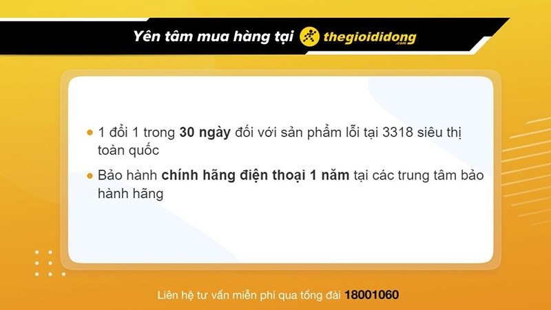 Chính sách bảo hành hấp dẫn