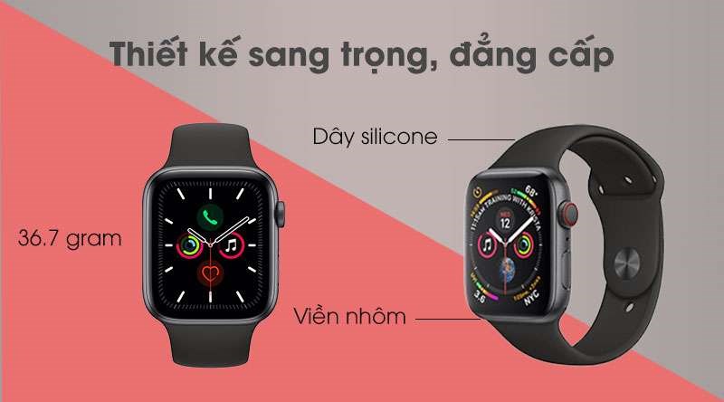 Thiết kế sang trọng của Apple Watch S5