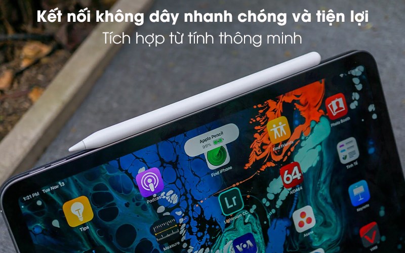 Tính năng sạc cảm ứng thuận tiện hơn và giúp giữ bút cố định