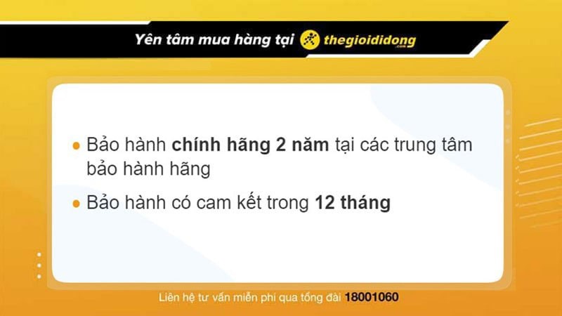 Chính sách bảo hành khi mua đồng hồ tại Thế Giới Di Động