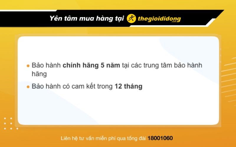 Chính sách bảo hành của Thế Giới Di Động