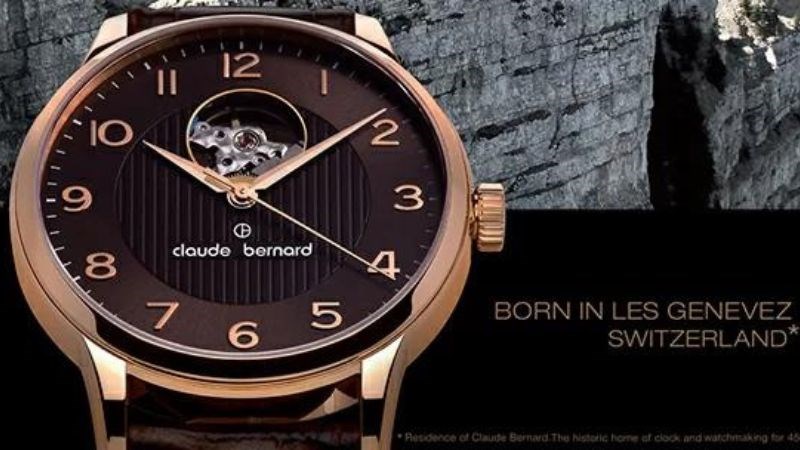 Cận cảnh thiết kế đồng hồ Claude Bernard