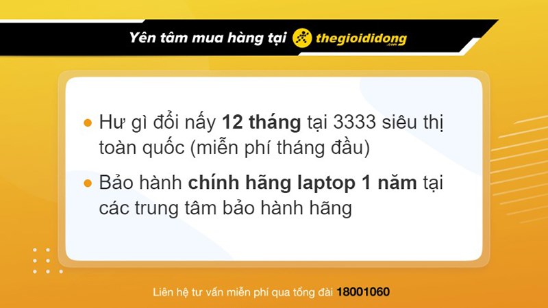 Yên tâm mua hàng tại Thế Giới Di Động Yên tâm mua hàng tại Thế Giới Di Động