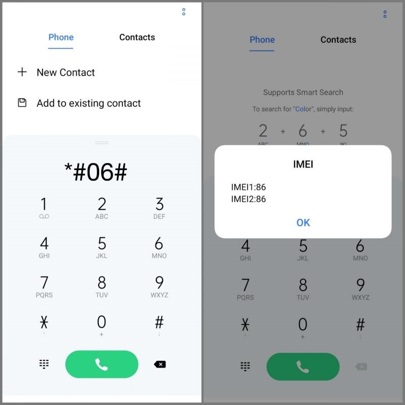 Các bước để kiểm tra IMEI máy Các bước để kiểm tra IMEI máy