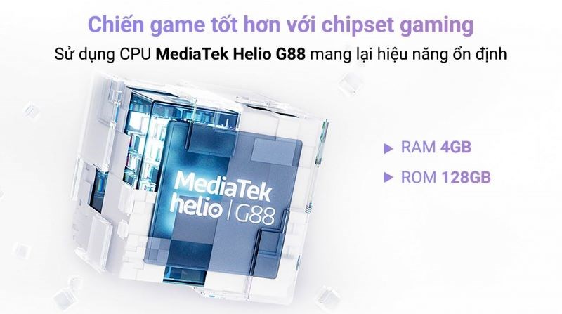 Sản phẩm sử dụng chip Sản phẩm trang bị con chip Helio G88 lần đầu xuất hiện trên thế giới