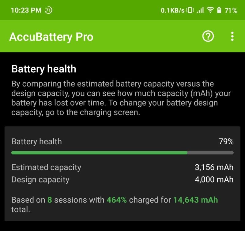 Ứng dụng AccuBattery giúp bạn biết được tình trạng pin máy hiện tại Ứng dụng AccuBattery giúp bạn biết được tình trạng pin máy hiện tại
