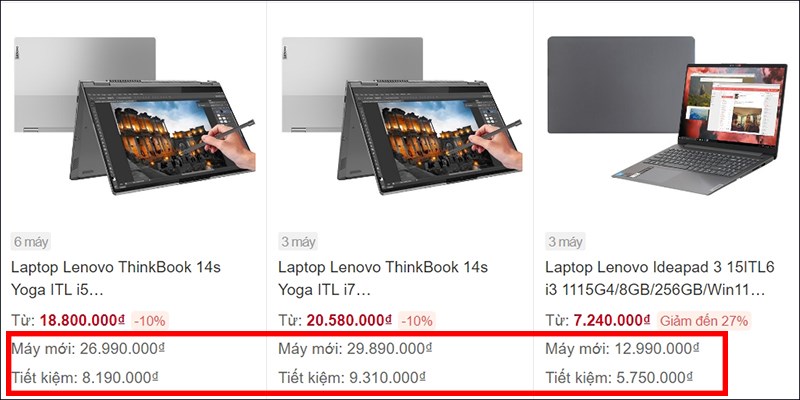 Laptop cũ có giá khá rẻ, thậm chí chỉ bằng một nửa so với chiếc laptop mới cùng dòng đó Laptop cũ có giá khá rẻ, thậm chí chỉ bằng một nửa so với chiếc laptop mới cùng dòng đó