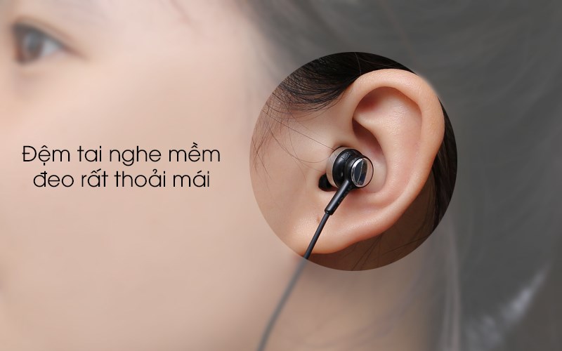 Đệm tai nghe mềm đeo rất thoải mái Đệm tai nghe mềm đeo rất thoải mái