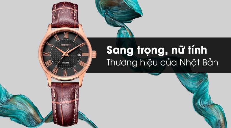 Đồng hồ với thiết kế sang trọng, nữ tính