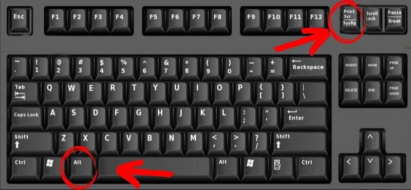 chụp màn hình bằng tổ hợp phím Alt + Print Screen chụp màn hình bằng tổ hợp phím Alt + Print Screen