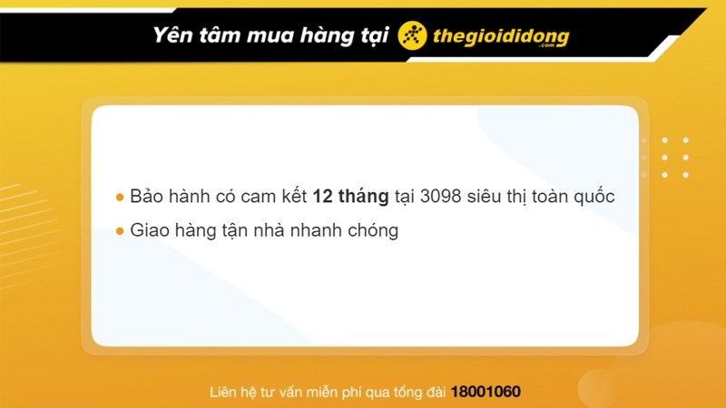 Chính sách bảo hành ngành hàng tai nghe tại TGDĐ