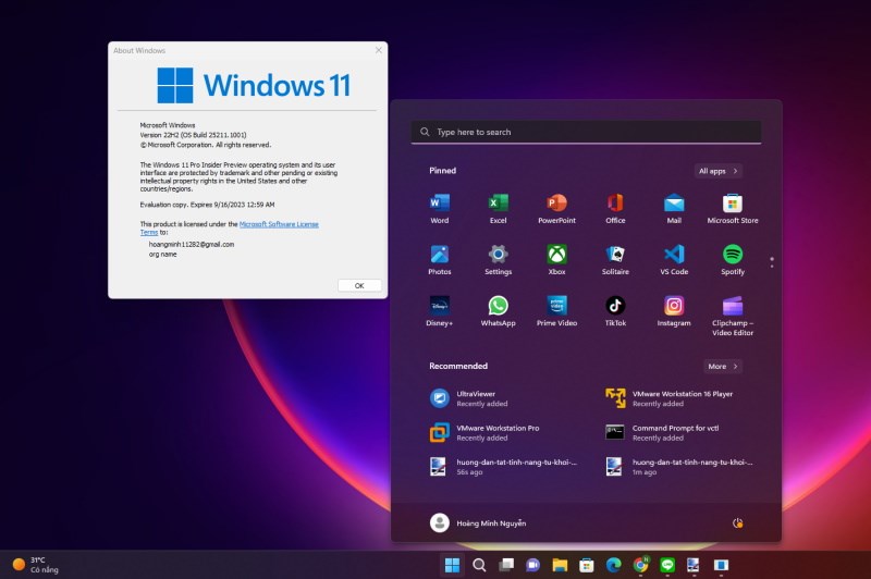 Hệ điều hành Windows 11 Hệ điều hành Windows 11