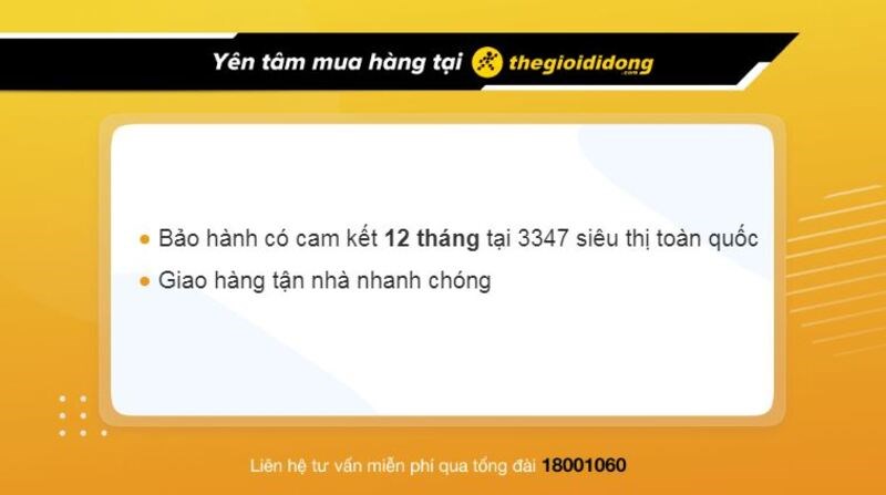 Chính sách bảo hành tai nghe tại Thế Giới Di Động