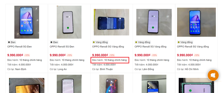 Chính sách bảo hành 