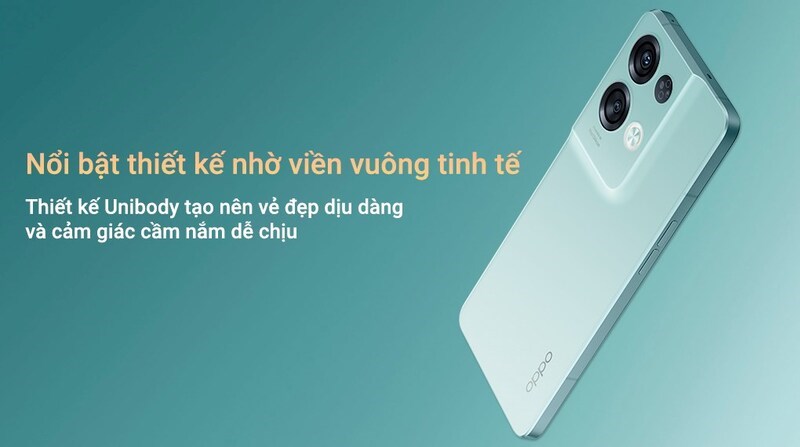 Oppo Reno8 Pro 5G sở hữu thiết kế nguyên khối vuông vắn Oppo Reno8 Pro 5G sở hữu thiết kế nguyên khối vuông vắn