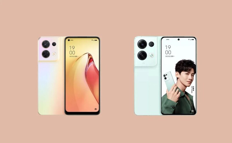 Viền và mặt lưng của hai sản phẩm dòng Oppo có sự khác biệt Viền và mặt lưng của hai sản phẩm dòng Oppo có sự khác biệt