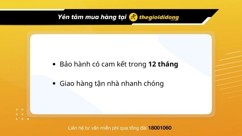 Chính sách bảo hành tại Thế Giới Di Động