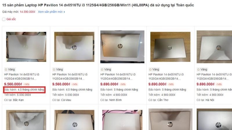 Thời gian bảo hành tại Thế Giới Di Động Thời gian bảo hành tại Thế Giới Di Động