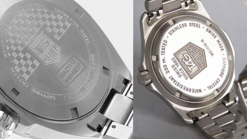 Vị trí số seri đồng hồ Tag Heuer Vị trí số seri đồng hồ Tag Heuer