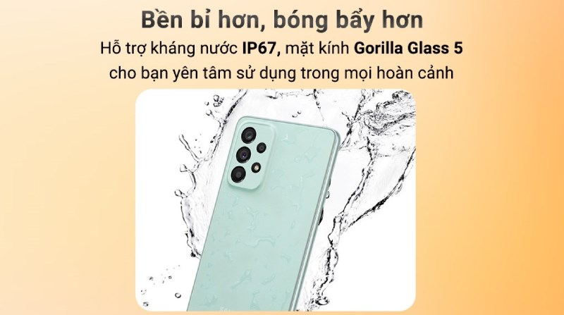 Khả năng kháng nước, bụi giúp bảo vệ được chiếc điện thoại