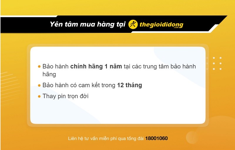 Chính sách bảo hành hấp dẫn