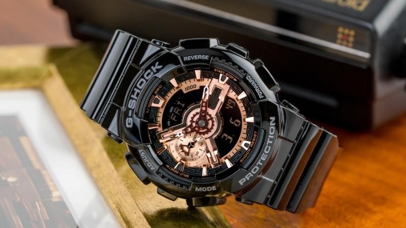 Phong cách thiết kế quen thuộc trên các dòng đồng hồ G-shock 