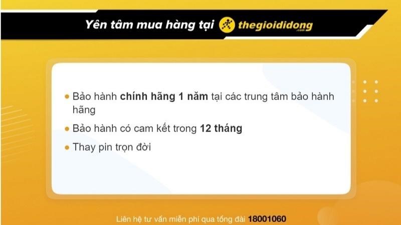 Chính sách bảo hành tại Thế Giới Di Động