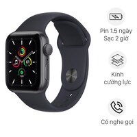 Apple Watch SE 40mm viền nhôm dây silicone