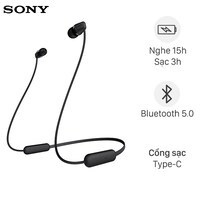 Tai nghe Bluetooth Sony WI-C200 Đen