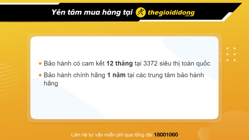 Yên tâm mua hàng tại thegioididong.com Yên tâm mua hàng tại thegioididong.com