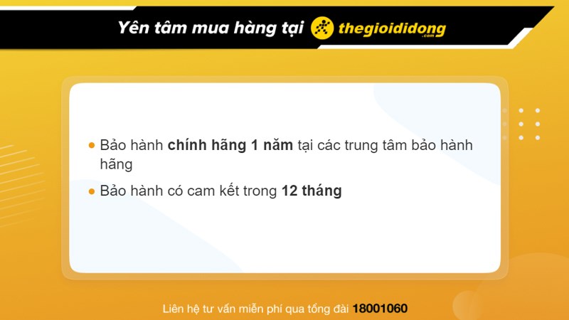 Chính sách bảo hành đồng hồ tại Thế Giới Di Động