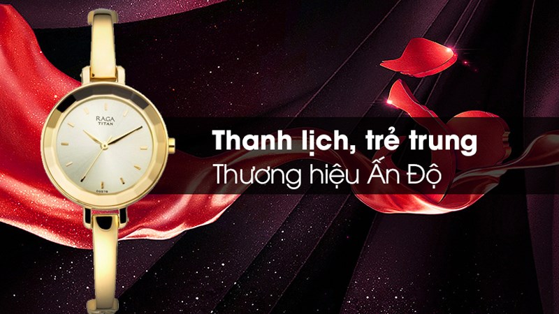 Mặt kính của chiếc đồng hồ nữ này có độ cứng khá