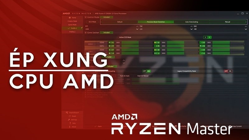 Con chip được trang bị tính năng AMD Ryzen Master Utility