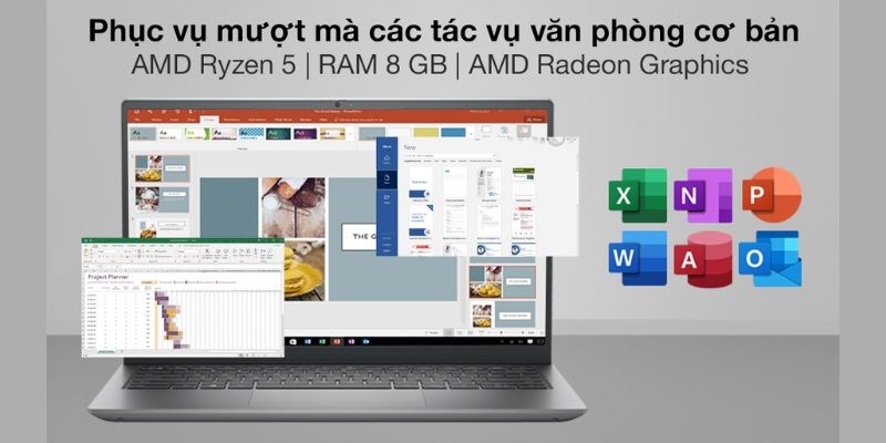 Xử lý các tác vụ văn phòng, đồ họa mượt mà Xử lý các tác vụ văn phòng, đồ họa mượt mà