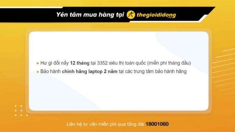 Chính sách bảo hành chính hãng mang lại sự am tâm Chính sách bảo hành chính hãng mang lại sự am tâm
