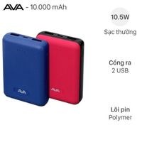 Pin sạc dự phòng Polymer 10.000 mAh AVA PA W11