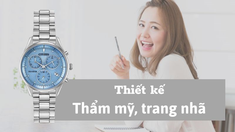 Mẫu đồng hồ mang trên mình thiết kế thẫm mỹ, trang nhã