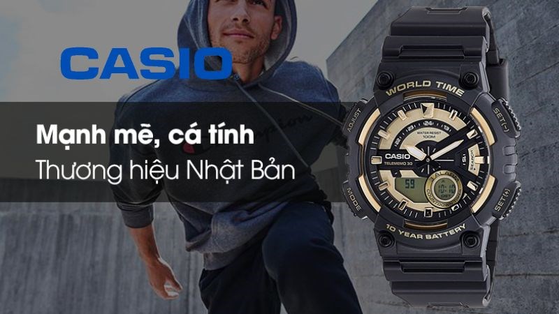 Đồng hồ Casio vươn tầm thế giới Đồng hồ Casio vươn tầm thế giới