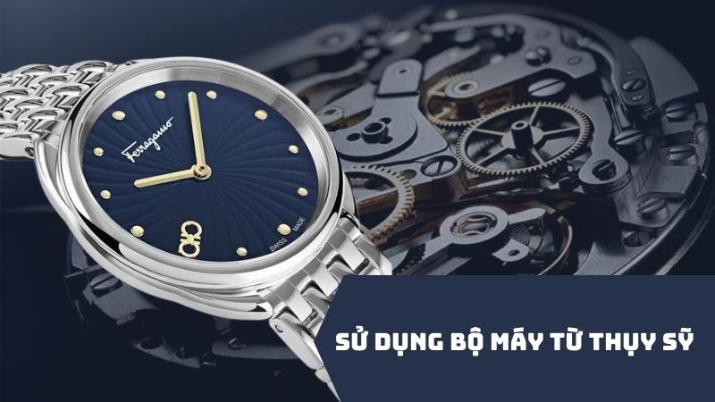 Sử dụng bộ máy cao cấp suất xứ từ Thụy Sỹ Sử dụng bộ máy cao cấp suất xứ từ Thụy Sỹ