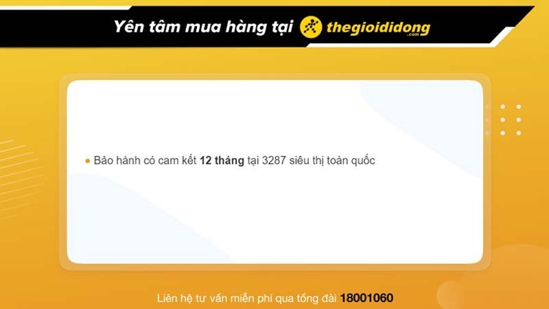 Chính sách bảo hành tại Thế Giới Di Động Chính sách bảo hành tại Thế Giới Di Động