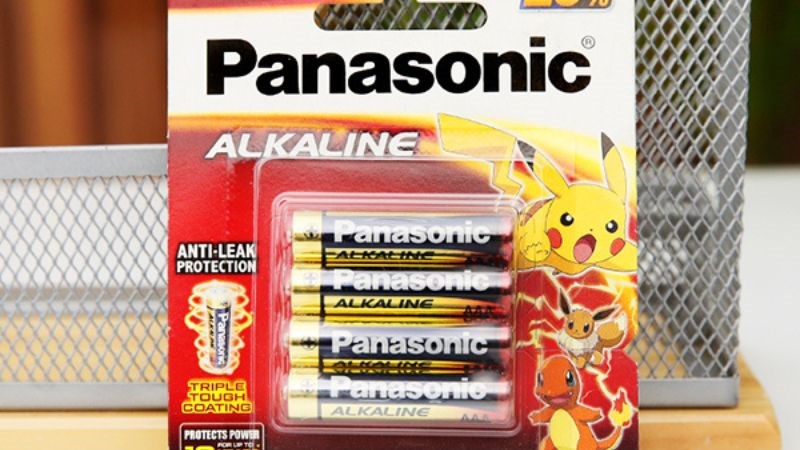 Pin AAA Alkaline Panasonic LR03T-4B-V nhỏ gọn, tiện lợi Pin AAA Alkaline Panasonic LR03T-4B-V nhỏ gọn, tiện lợi