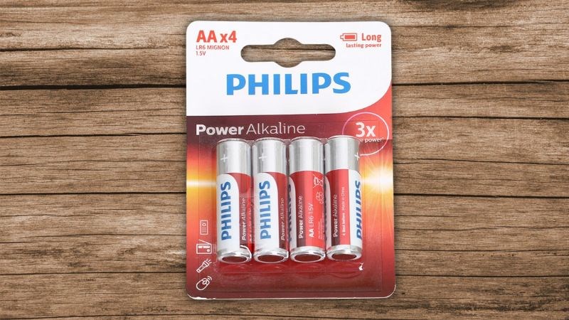 Pin AA 4 viên Alkaline Philips LR6P4B có chất lượng cao Pin AA 4 viên Alkaline Philips LR6P4B có chất lượng cao