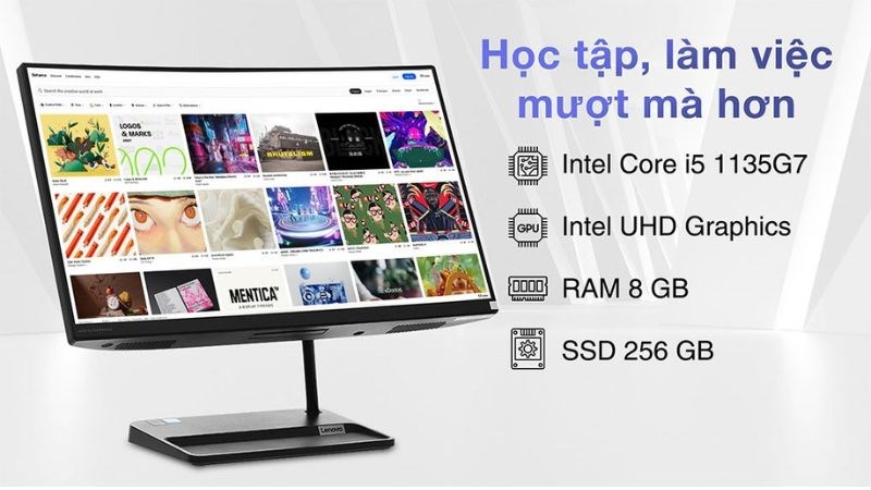 Lenovo IdeaCentre AIO 3 được trang bị bộ vi xử lý Intel Core i5 1135G7 và card đồ họa Intel UHD Lenovo IdeaCentre AIO 3 được trang bị bộ vi xử lý Intel Core i5 1135G7 và card đồ họa Intel UHD