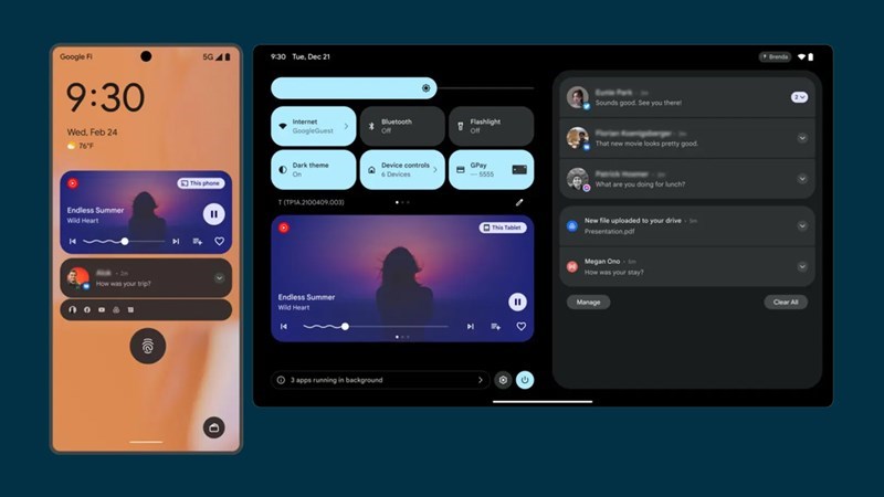 Nguồn: 9to5Google Hệ điều hành Android 13 mượt mà