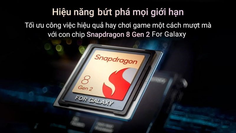 Cả 3 đều sở hữu chip Snapdragon 8 Gen 2 for Galaxy