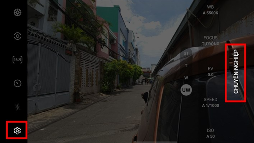 Bạn vào vào Khác rồi vào chế độ chụp chuyên nghiệp để chụp Bạn vào vào Khác rồi vào chế độ chụp chuyên nghiệp để chụp