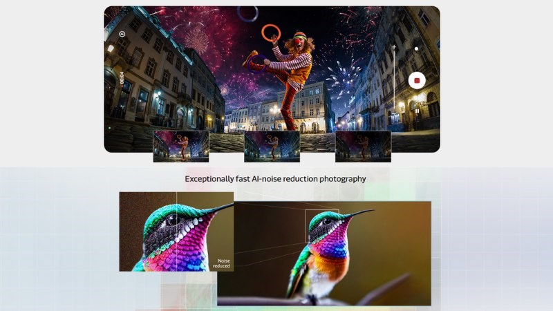 Camera 320MP sắc nét và khả năng giảm nhiễu AI cực nhanh Camera 320MP sắc nét và khả năng giảm nhiễu AI cực nhanh